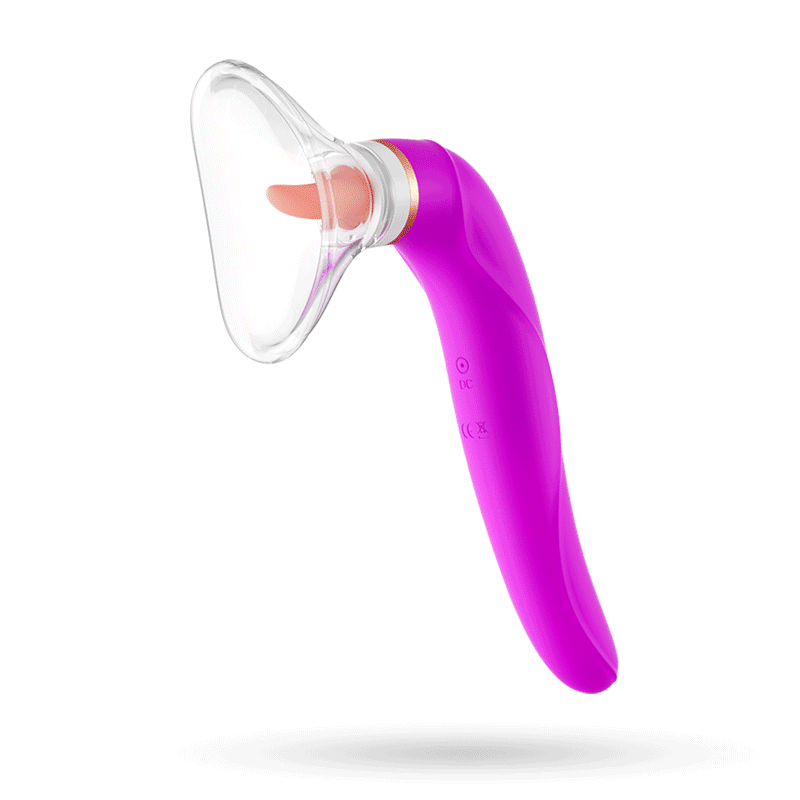 Big Size Tongue Licking Triple Stimulation Vibrator Sweetstoy