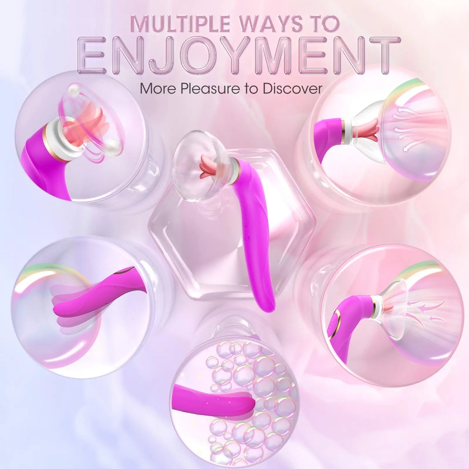 Big Size Tongue Licking Triple Stimulation Vibrator Sweetstoy