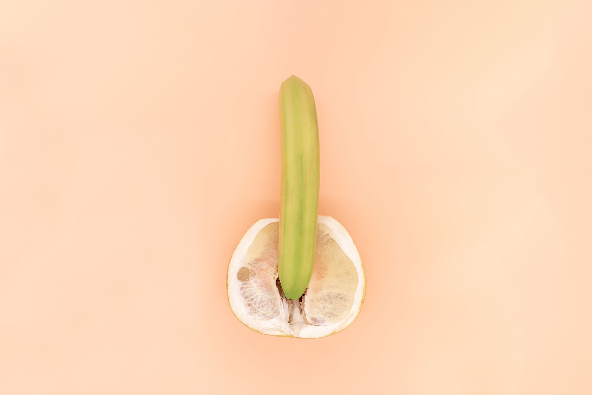 Erect penis