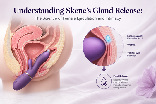 Illustration for a guide to female ejaculation and intimate wellness