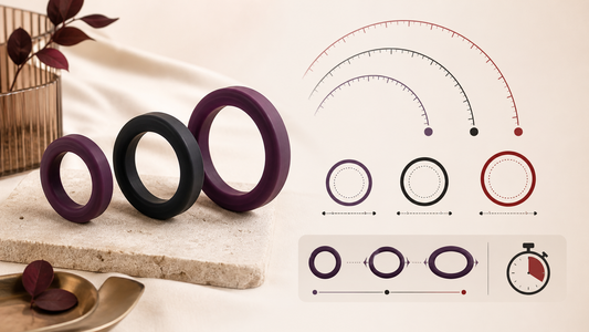 Flexible ring diameter, stretch and timing guide