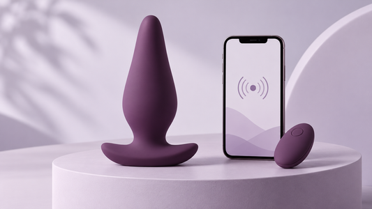 Illustrative generic broad-base wellness device, phone and local remote; not a specific branded model