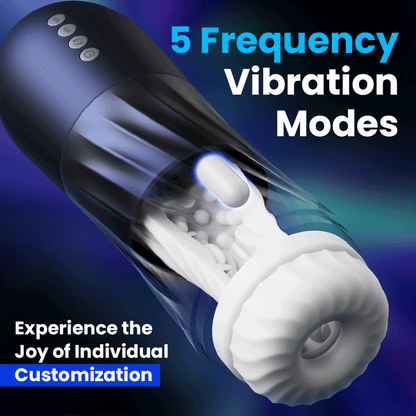 Storm Vortex Rotating Male Stroker with Thrusting Motion, Heating and Precision Vibration