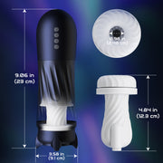 Storm Vortex rotating male stroker rear view