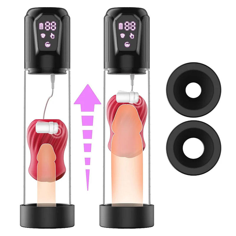 Alexander- 7 Vibrating & 5 Sucking Penis Pump Vacuum Suction Male Penis Extender Sweetstoy