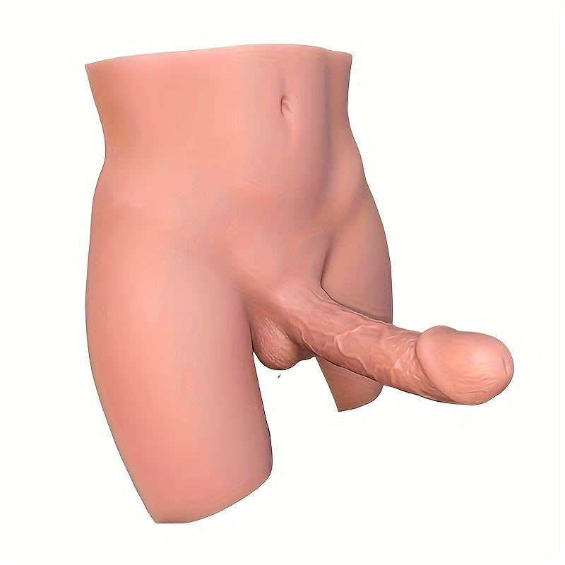1pc Realistic Male Sex Doll Liquid Silicone Sex Torso For Women, Simulation Of Penis, High-end Female Sex Toy, Adult Sex Products