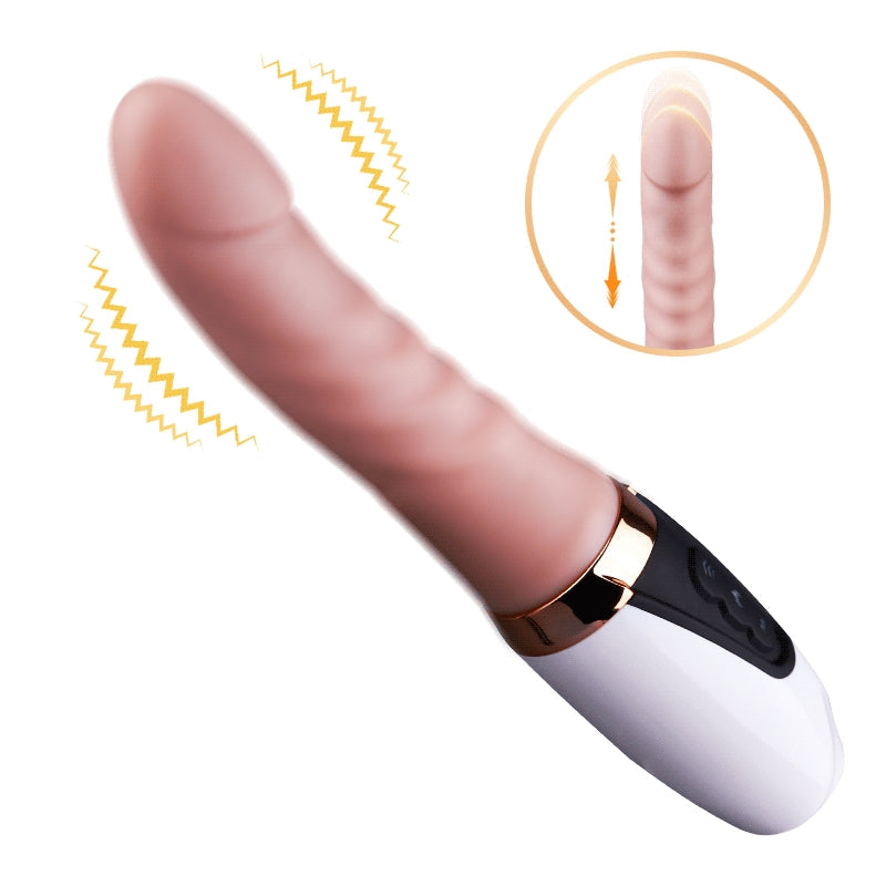 6.38 Inch Thrusting Dildo Vibrator with Heating G-Spot & Anal Sex Machine