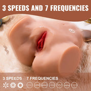 6.39lb Traci Electric Realistic Butt 3 Speeds & 7 Frequencies — side model view