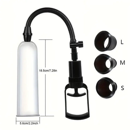 Manual Penis Pump Negative Pressure Vacuum Pump Increases Thickening Men's Penis Trainer Sweetstoy