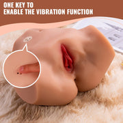 6.39lb Traci Electric Realistic Butt 3 Speeds & 7 Frequencies — rear model view