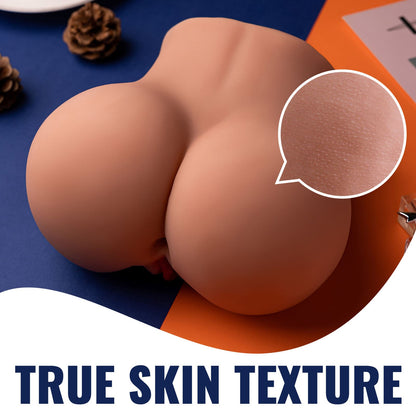 Cara Vibrating TPR Female Butt Doll – Dual Channel Design