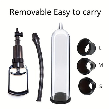 Manual Penis Pump Negative Pressure Vacuum Pump Increases Thickening Men's Penis Trainer Sweetstoy