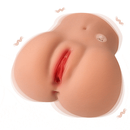 Cara Vibrating TPR Female Butt Doll – Dual Channel Design