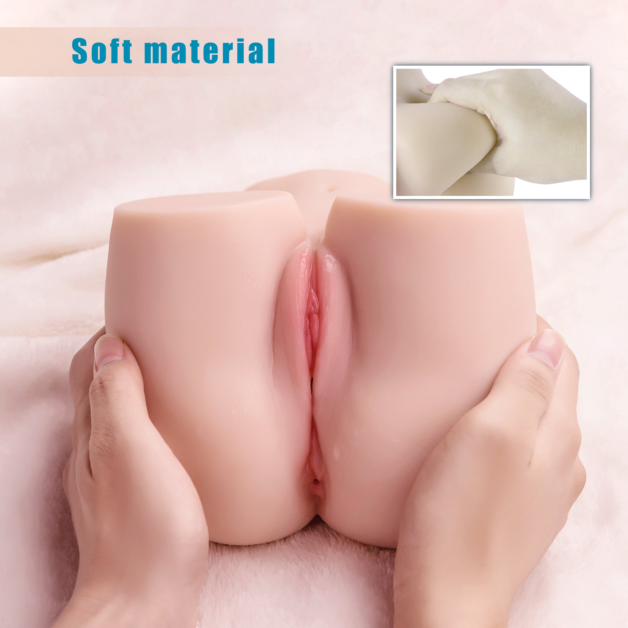 5.29lb Minian sex doll 3D sexy hip butt safety silicone