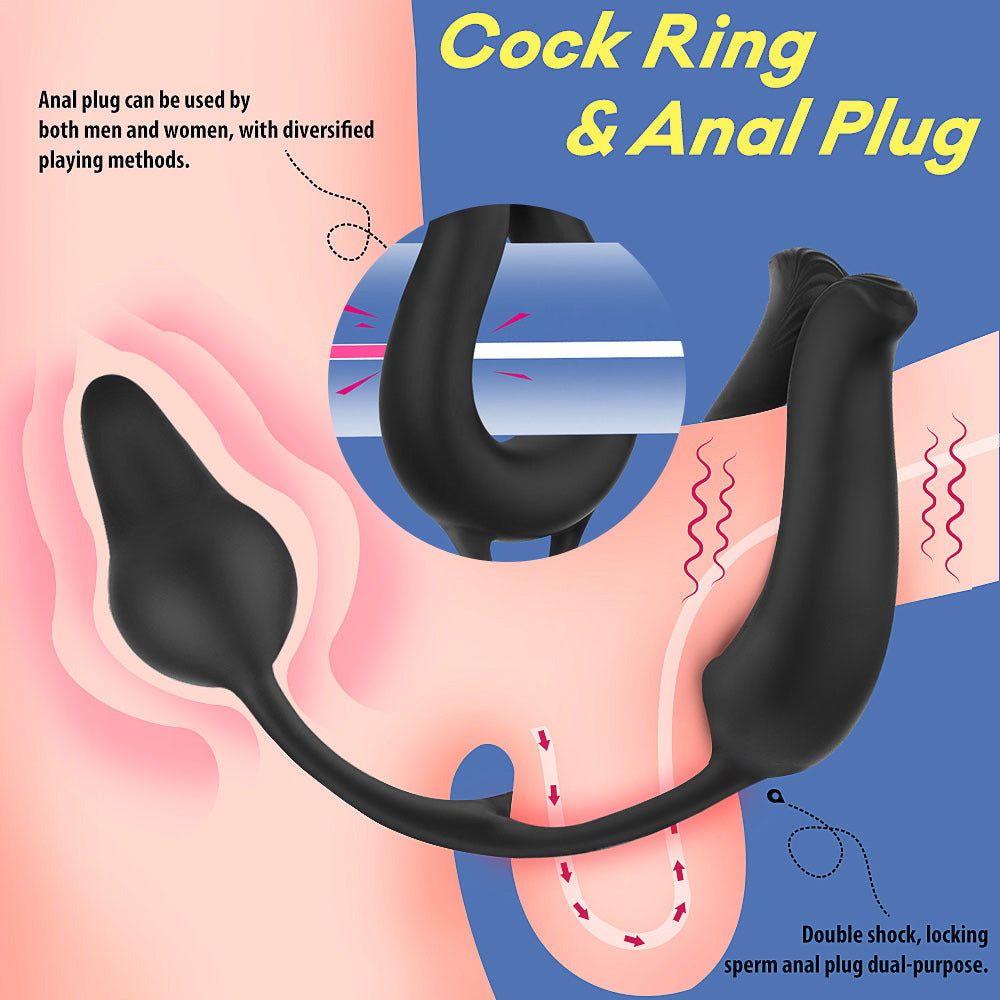 Jolie - Vibrating Multi Massager with Butt Plug