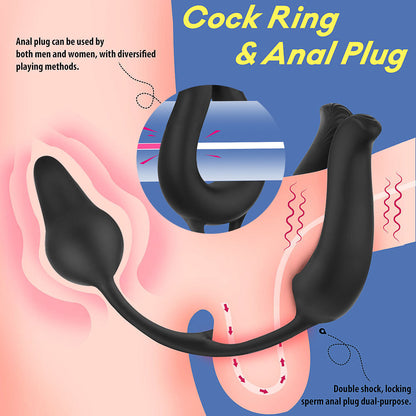 Jolie - Vibrating Multi Massager with Butt Plug