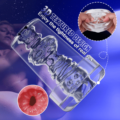Adjustable Vacuum Penis Pump with Textured Comfort Sleeve