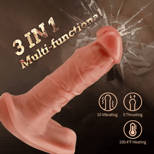 Heated Prostate Massager with Precision Thrusting & Vibration