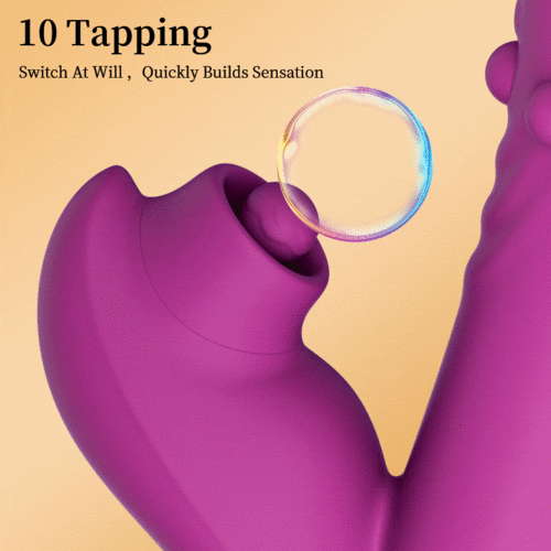 Liliana - 4 In 1 Tapping Wiggling G-spot Vibrator With Rolling Beads