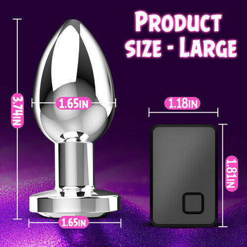 Metal Anal Vibrator – 10 Vibration Modes for Intense Prostate & G-Spot Pleasure