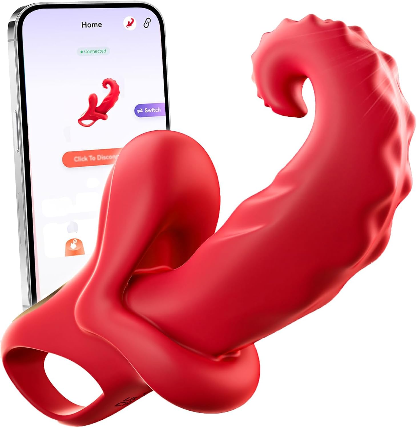Big Mouth Tongue Licking Vibrator with APP Control & Telescopic Thrusting – G-Spot Massager for Women