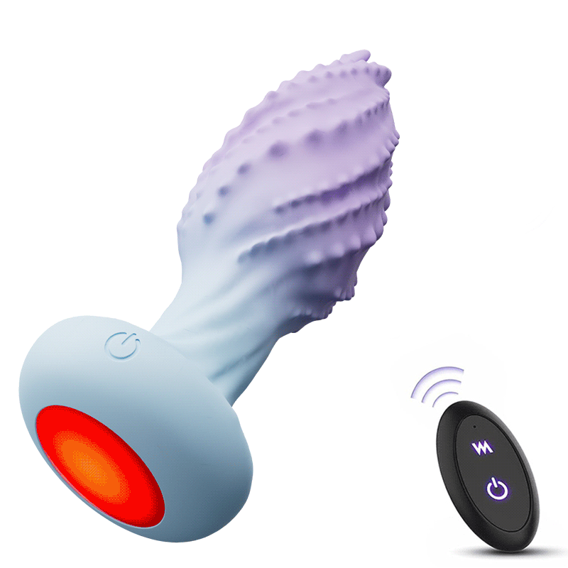 Little Monster 360° Rotating Anal Vibrator with 10 Vibration Modes & 7-Color LED Lights