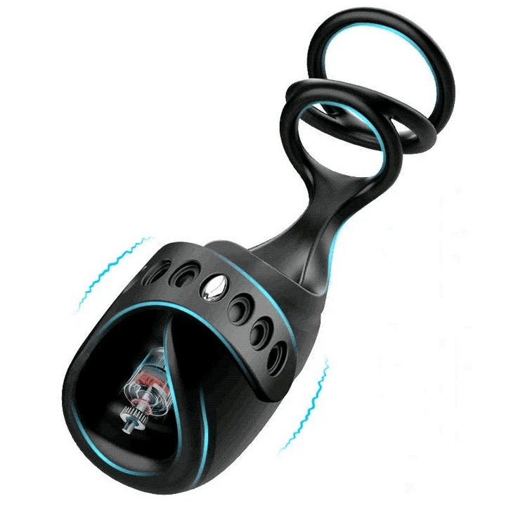 App-Controlled Glans Massager with Dual Support Rings product image 1