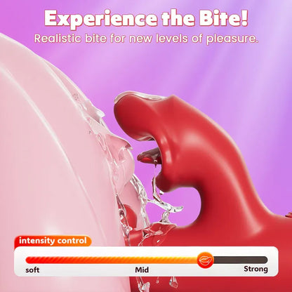 Vibrador Punto G – 9 ritmos de golpeteo, 8 modos de lamido y vibración