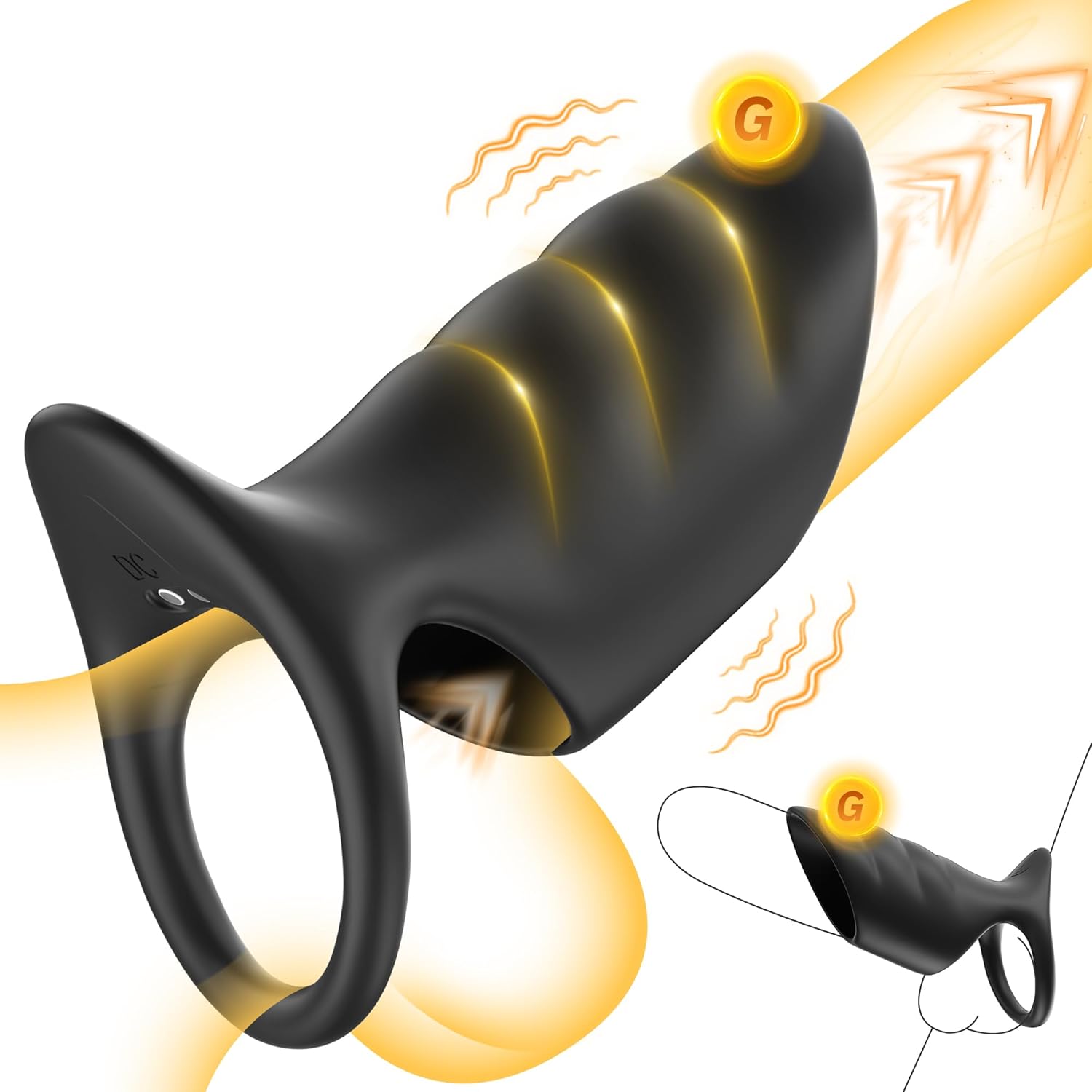 Cock Ring Penis Extender – Vibrating Ring for Erection & G-Spot Stimulation