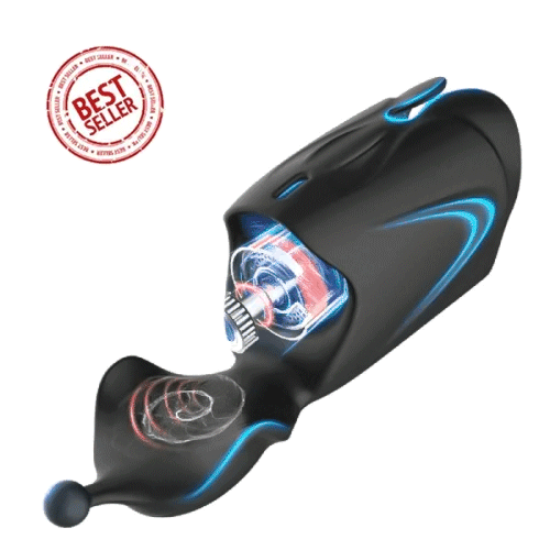 QMYSKY Dual-Motor Glans Trainer – 10 Vibration Modes
