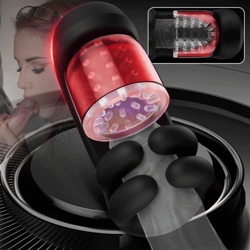 Evansa Finger 2.0 Penis Vibrator – 9 Vibration Modes, 9 Pinch & 9 Rotation Glans Trainer