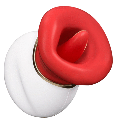 4 in 1 Clitoral Vibrator Mouth Inspired Tongue Action with Licking Biting Sucking and Vibration Modes