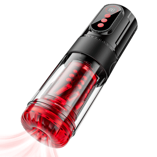 9 Thrusting & Rotating  & Sucking Licking Modes Male Stroker