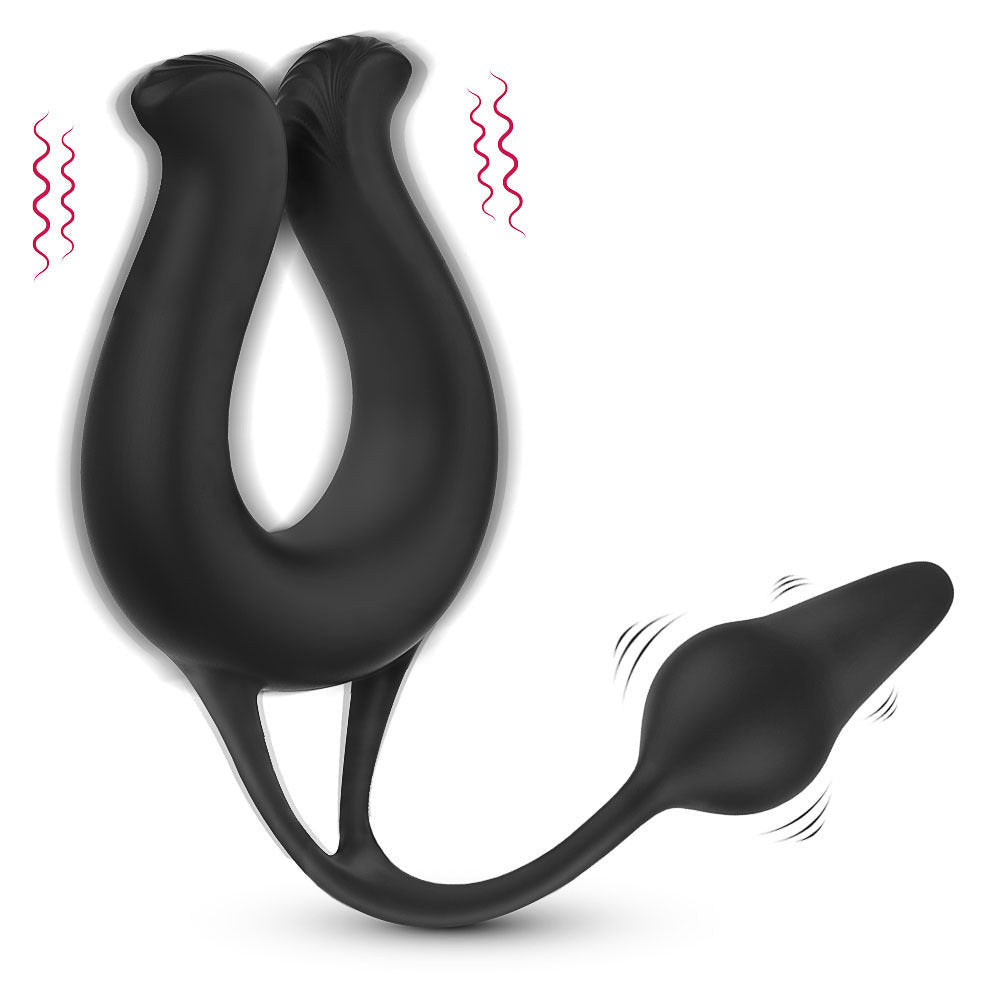 Jolie - Multimasajeador vibrador con tapón anal