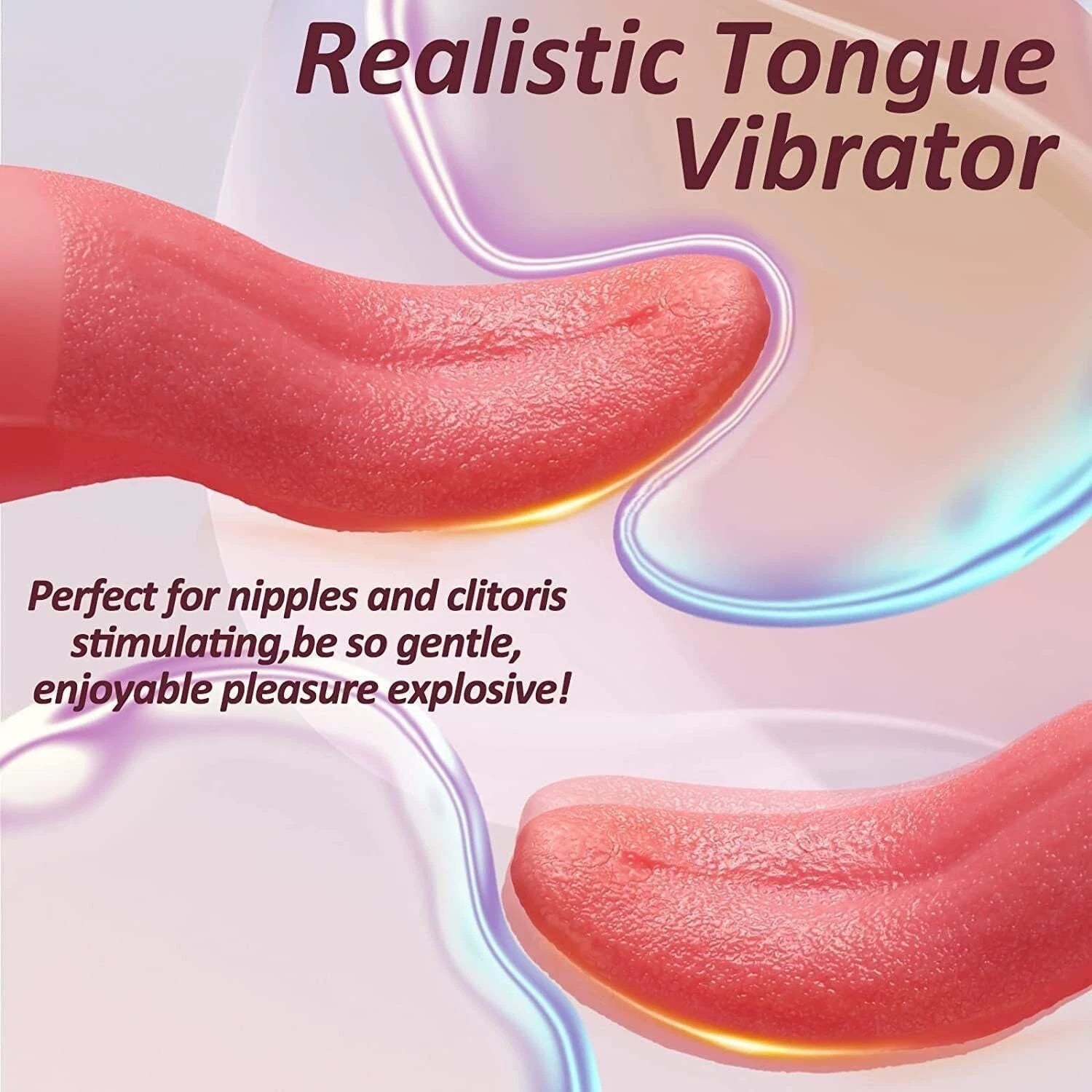 Helran-Clit Licking Tongue Vibrator with G Spot Stimulator
