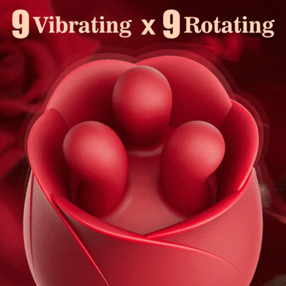 Myosotis R9 Rotating Rose Vibrator 9 Vibration Modes & IPX7 Waterproof