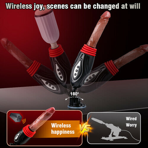 Stella 2-in-1 Thrusting Couples Sex Machine – Heating & Remote Control