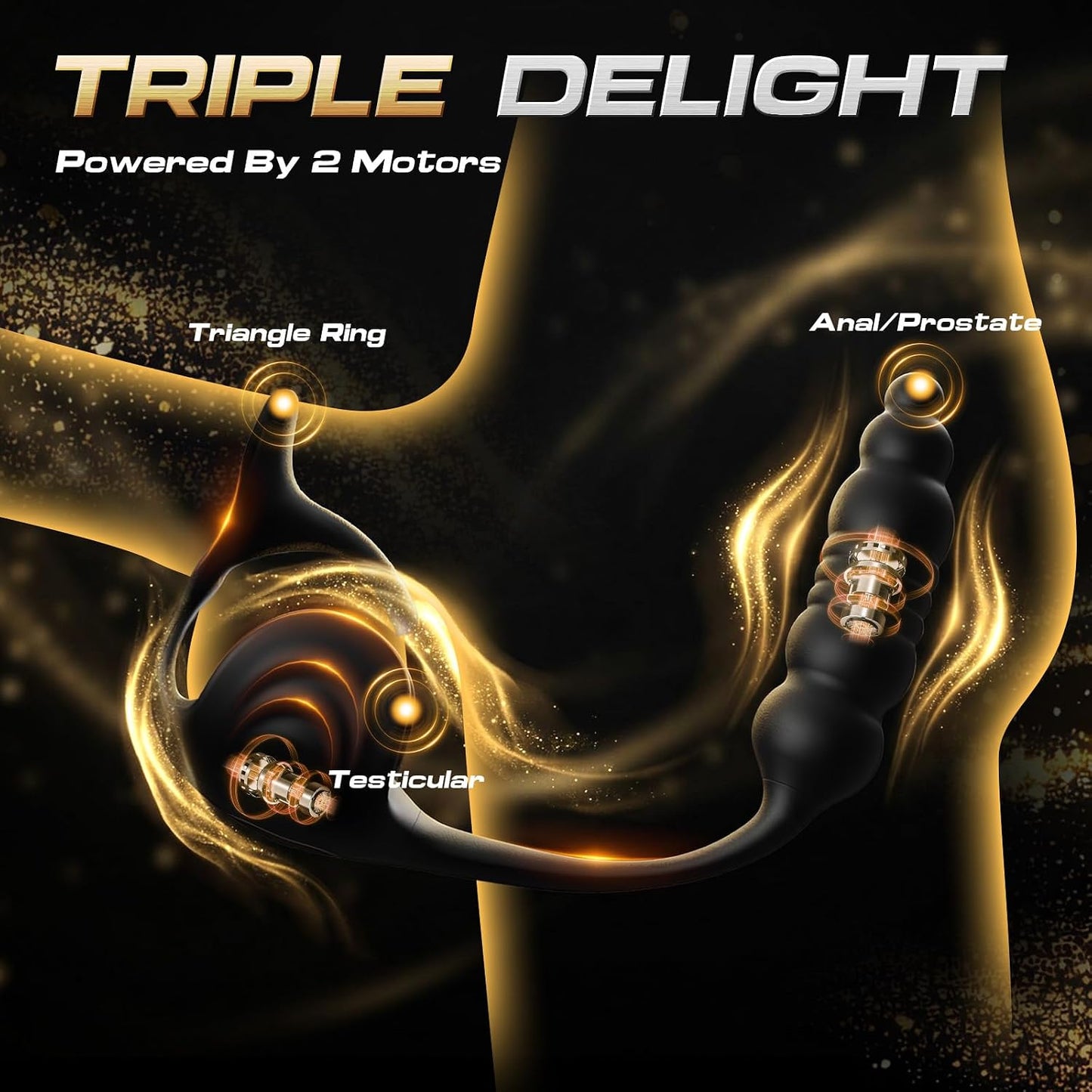 Beginner Vibrating Anal Plug – 10 Modes Silicone Trainer