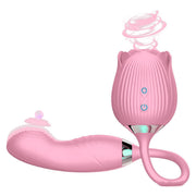 Rose X2 Dual-Stimulation Vibrator with Air Pulse, Flutter Motion & 10 Modes product image 1