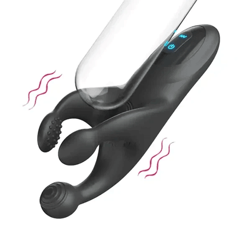 Quench Dual-Stimulation Pleasure Stroker Glans Vibrator