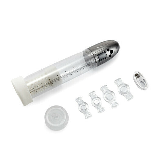 5 Sucking & 10 Vibrating Penis Pump with Detachable Vibrating Liner