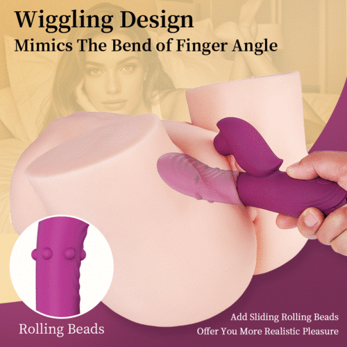 Liliana - 4 In 1 Tapping Wiggling G-spot Vibrator With Rolling Beads