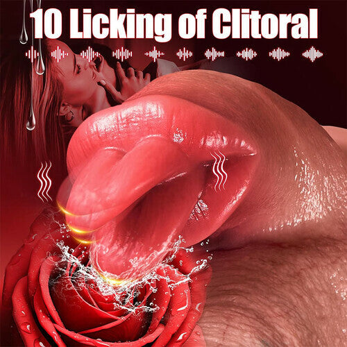 Licking Pro: 9.45In Dual-Tongue Upgrade with Thrusting, Vibrating & Heating