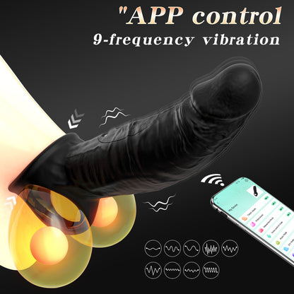 Nova R8 App-Control Vibrating Sleeve with Integrated Cock Ring Support