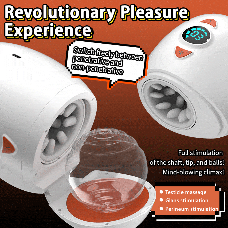 White glans stroker with removable sleeve and open or enclosed configurations