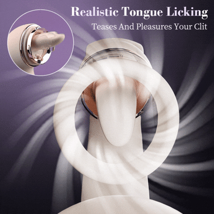Selene Tongue Licking Clitoral Vibrator – Suction & G-Spot Stimulation