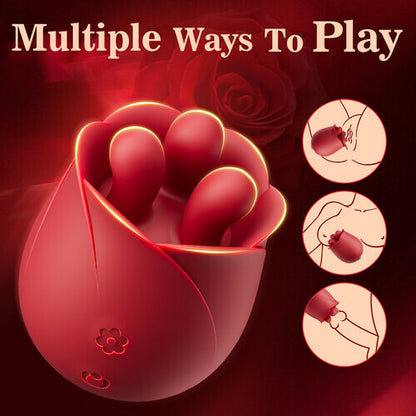 Myosotis R9 Rotating Rose Vibrator 9 Vibration Modes & IPX7 Waterproof