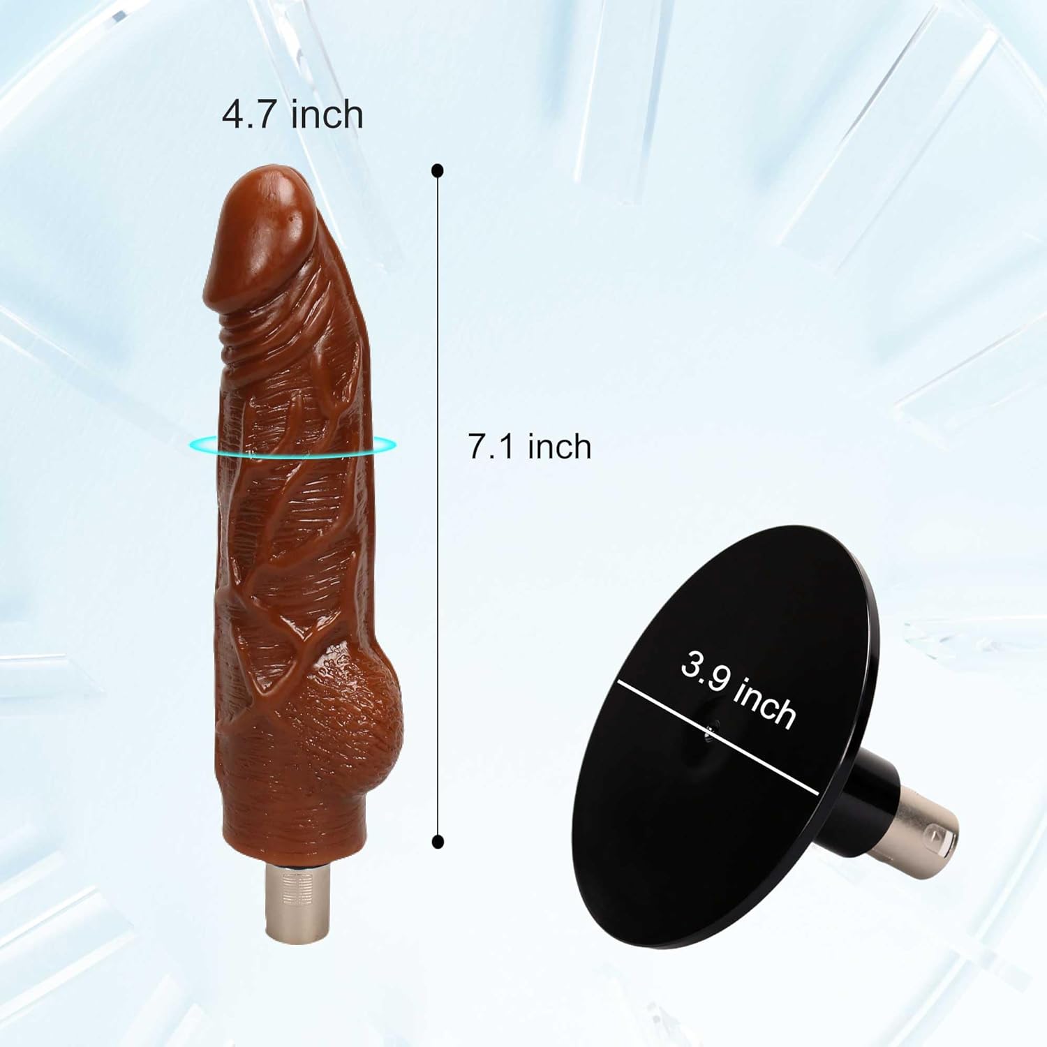 Sex Machine with Dildo and Suction Cup Attachments Sweetstoy