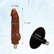 ST-SM-SC01 Thrusting Sex Machine with Suction Cup Dildo — controls and mode diagram