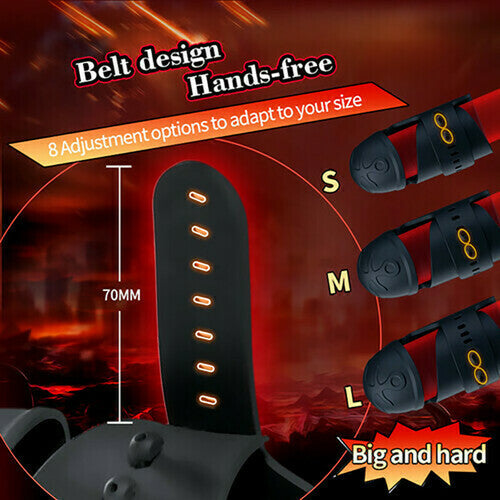 Unrestricted Pleasure Hands-Free Belt Masturbator Vibrator